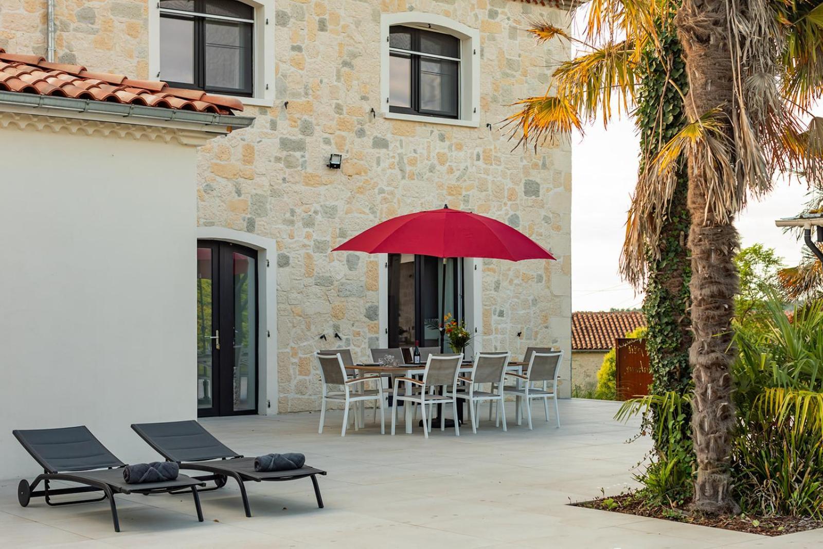 Villa Au Petit Bonheur Avec Clim - Hameau Au Calme - Piscine Chauffee - Petanque Moncrabeau Exterior foto