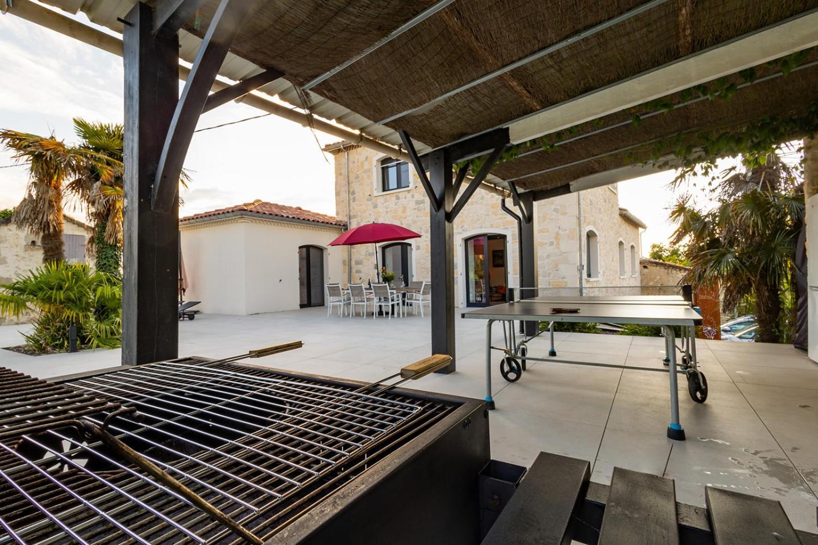 Villa Au Petit Bonheur Avec Clim - Hameau Au Calme - Piscine Chauffee - Petanque Moncrabeau Exterior foto